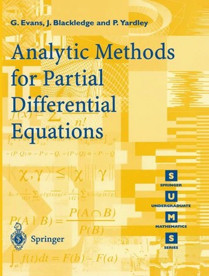 Analytic Methods for Partial Differential Equations G. Evans (u. a.) Taschenbuch
