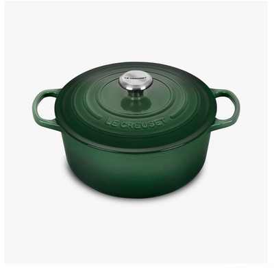 Le Creuset Signature Cast Iron Artichaut 5 1/2-Qt Round Dutch Oven Brand New