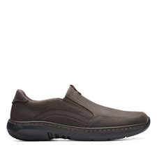 Clarks Mens Pro Step Brown Leather Casual Shoes