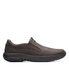 Clarks Mens Pro Step Brown Leather Casual  Shoes