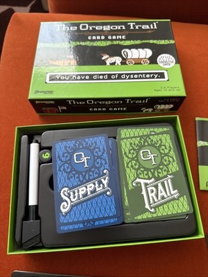 The Oregon Trail Kartenspiel aus USA basierend auf Computerspiel (fast nagelneu)