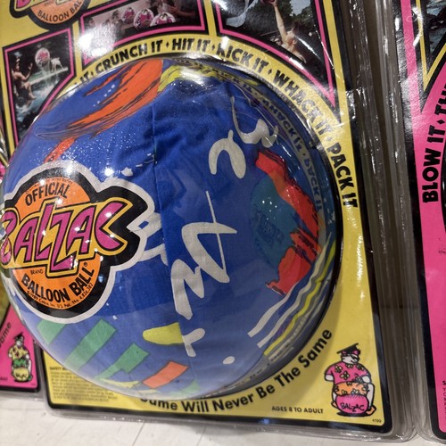 3x BRAND NEW VINTAGE 1989 BALZAC BALL SEALED MILTON BRADLEY BALLON MAGIC ACTION - Picture 6 of 10