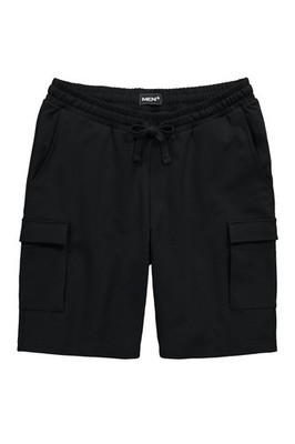 Men Plus Herren große Größen Cargo Sweatbermuda Bauchfit Basic Fit
