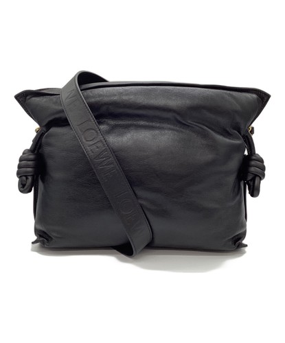 Loewe Puffer Flamenco Clutch Bag A411FC1X67 Black #TFB1033