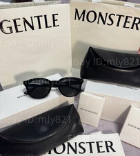 GentleMonster Sunglasses Jade 01 Black Frame Black Lenses