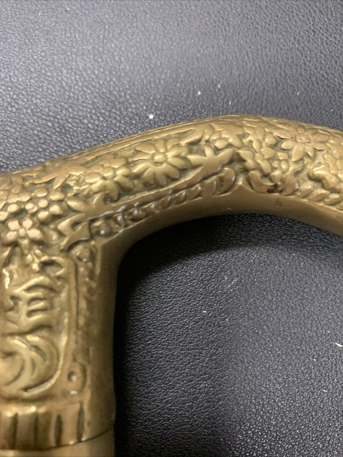 Brass solid Vintage Head Handle  Walking Stick Ca… - image 7