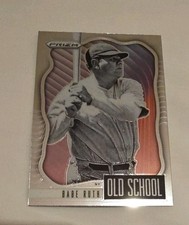 2021 Panini Prizm #OS-1 Babe Ruth Old School White Wave Prizm