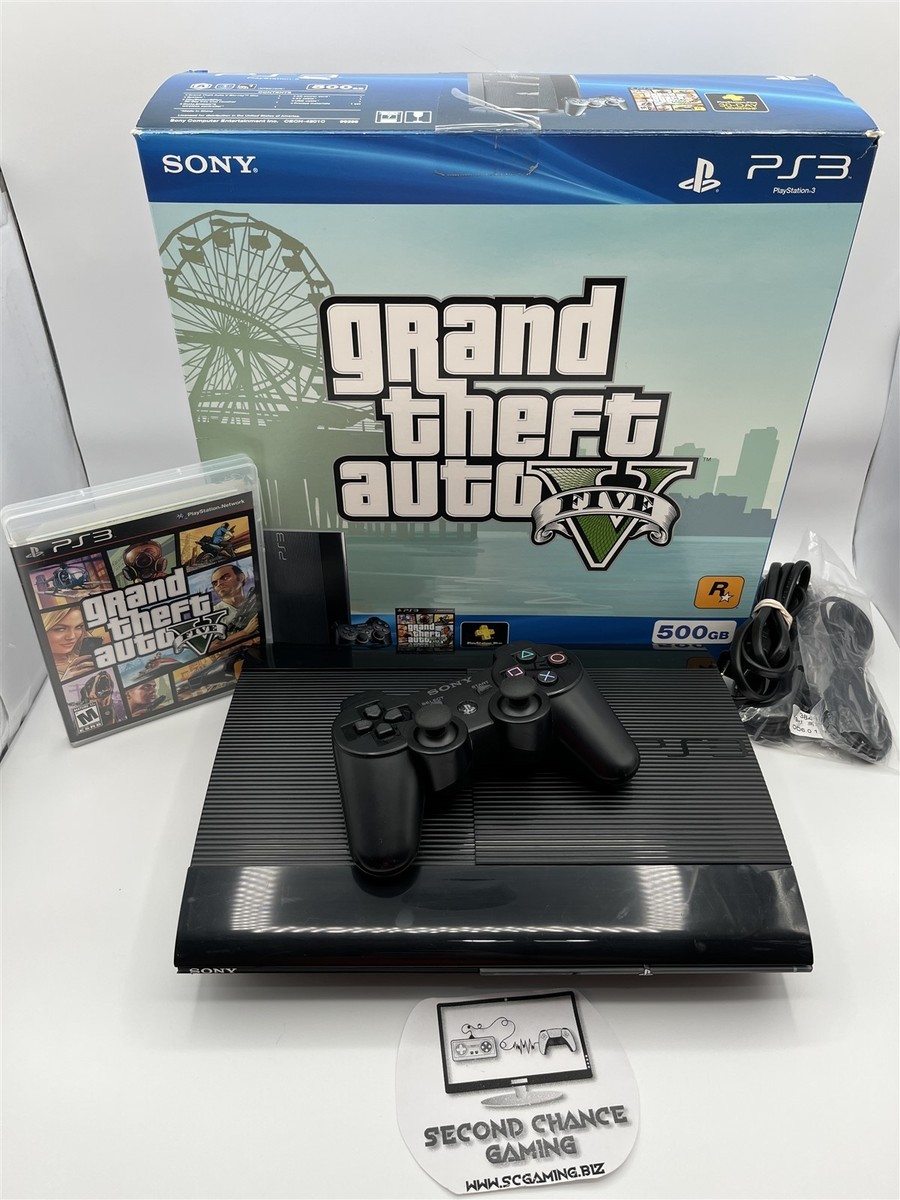 PlayStation 3 Super Slim 500GB Console Bundle Grand Theft Auto 