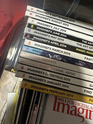 Lot of IMAGINE FX magazines