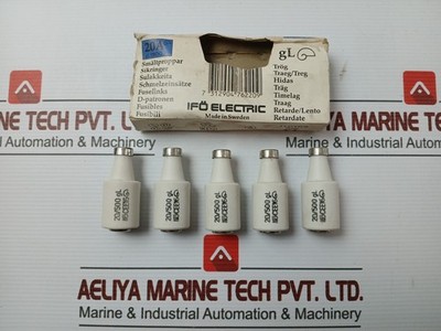 IFO ELECTRIC 20/500 GL Diazed Time Lag Fuse Link 20A (1 Packet = 5 Pieces)