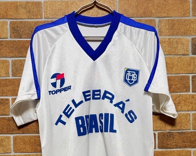 BRASIL BRAZIL TOPPER VINTAGE FOOTBALL SOCCER SHIRT JERSEY 1980-S
