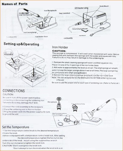 312086 936 Electronic Soldering Rework Station 400 Degrees Temperature Control  - Afbeelding 6 van 8