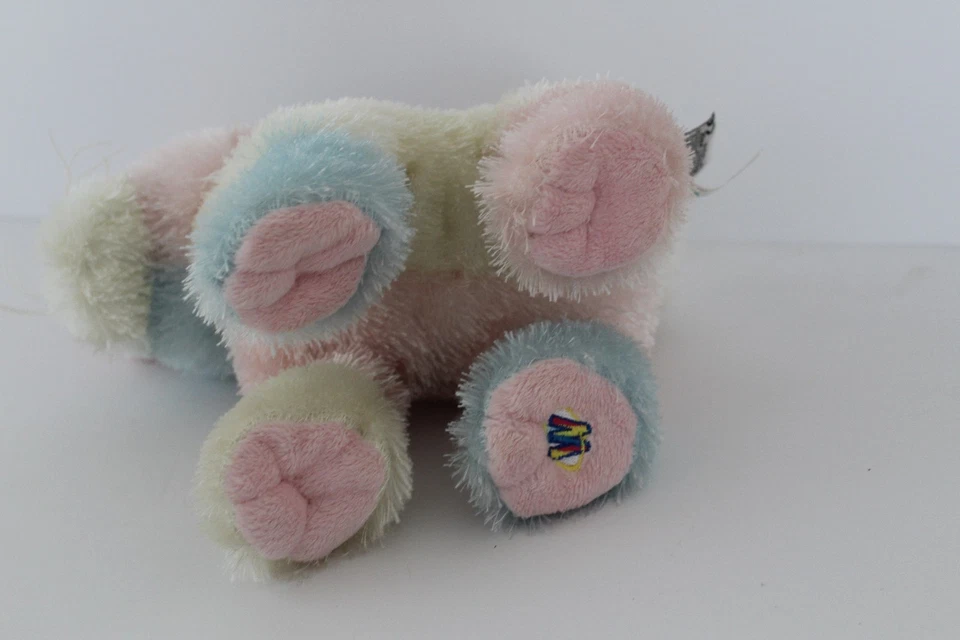 Retired - Ganz Webkinz Cotton Candy Bunny HM174 Easter Rabbit Pastel - Image 4 of 4