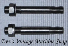 BSA & Triumph extra long stainless steel carb studs & small nuts BSF/BSCy IS9