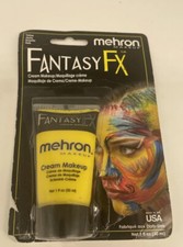 MEHRON FANTASY FX YELLOW CREAM MAKEUP HALLOWEEN COSTUME, NEW