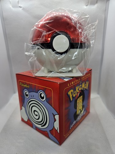Pokémon Poliwhirl 23k Gold Plated Trading Card & Pokeball Burger King Sealed - Picture 1 of 6