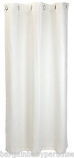 TADPOLES MICRO SUEDE GROMET TOP WINDOW CURTAIN PANEL Ivory Nursery 42x84 NEW