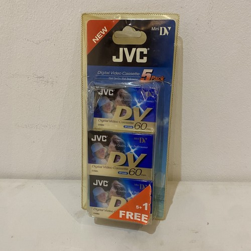 5 x JVC Mini DV Kassetten DV60ME Digitale Videokassetten Neu Versiegelt Hergestellt in Japan