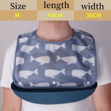 Adult Bib Aprons Clothing Protector Elderly Disable Waterproof Antifouling Home