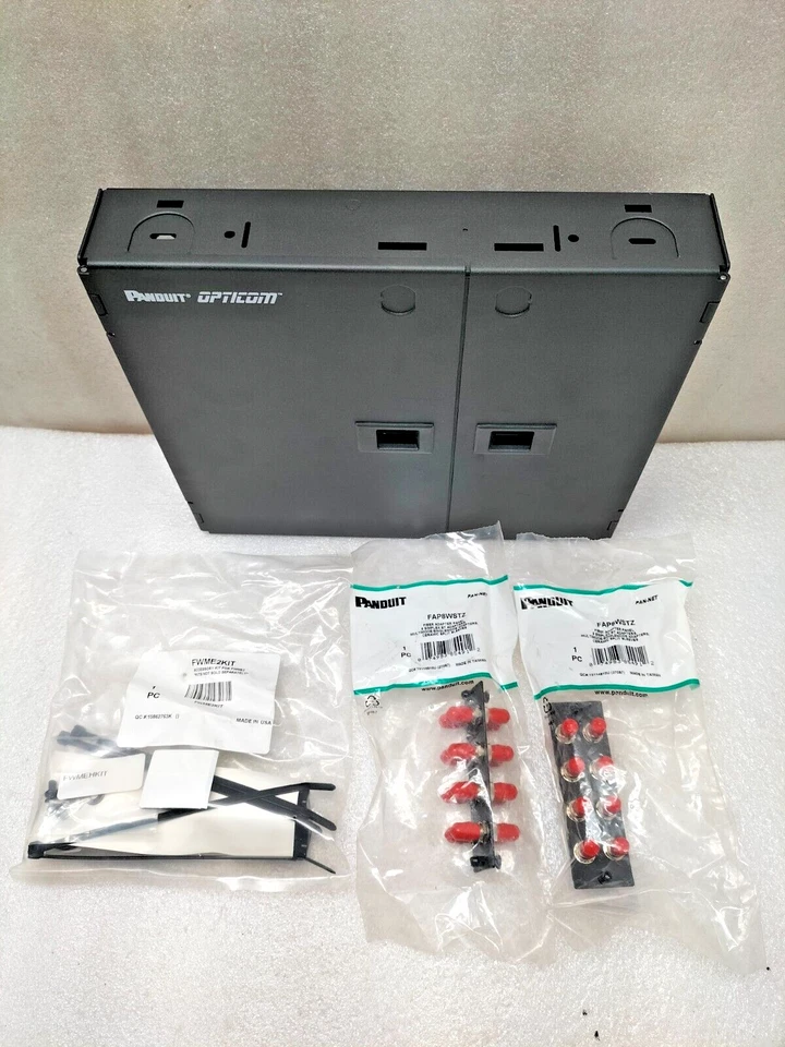 Panduit Opticum FWME2 Fiber Wall Mount Enclousure With 2 Fap Fmp Panels - Image 4 of 4