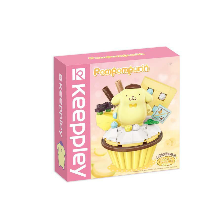puripuri0617さん用おまとめ2品 Authentic Sanrio Qman Keeppley Kuppy Blocks Pompompurin Banana