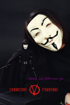 Toys Power 1/6 Ct003 《V For Vendetta》 Action Figures In Stock