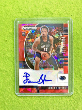 Lamar Stevens AUTO RED CRACKED ICE PRIZM ROOKIE CARD RC 2020 Prizm MAKE AN OFFER