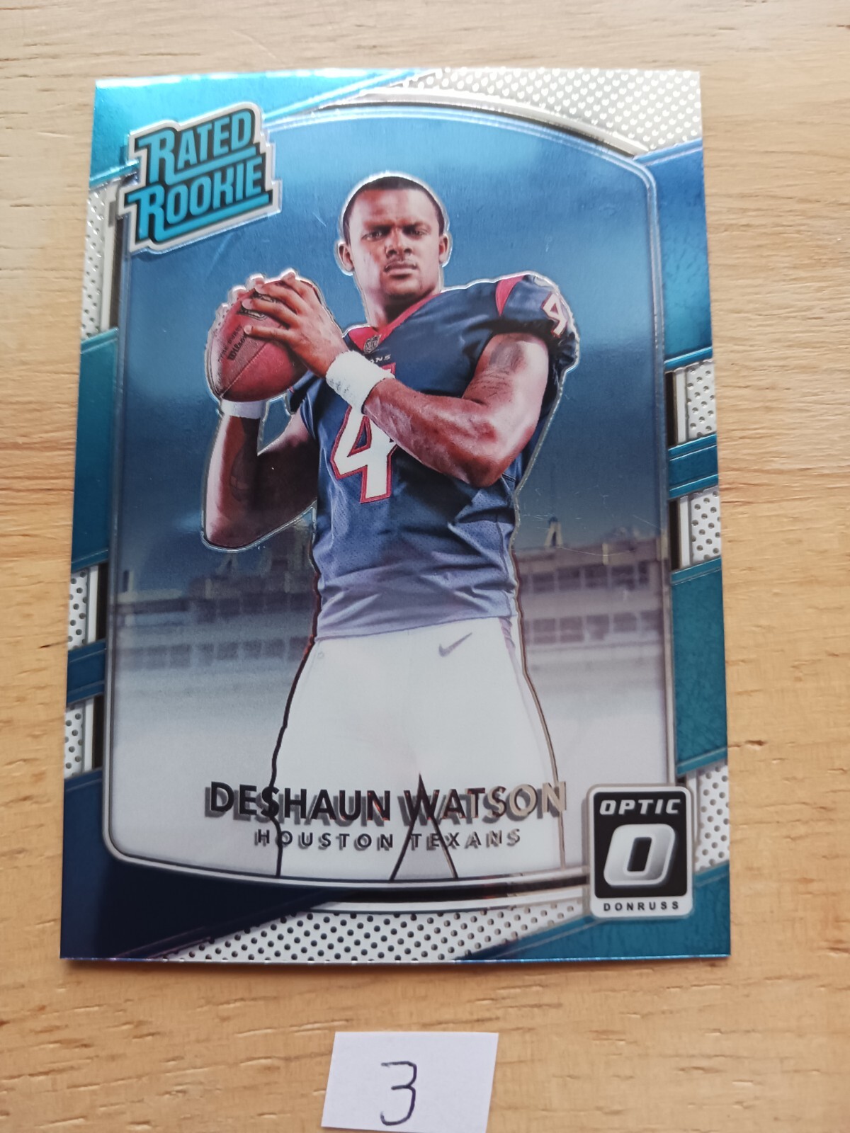 2017 Donruss Optic DESHAUN WATSON RR Rated Rookie #195 RC c