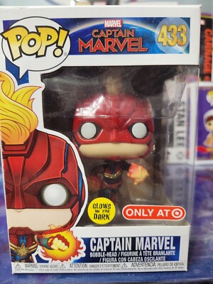 Funko Pop! Vinyl: Marvel Captain Marvel (Flying) Target (T) (Exclusive)  #433 889698363570|