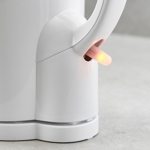 1.7L Electric Kettle Cordless Jug 2200W Fast Boil Kettle Limescale Filter White - Foto 3 di 6