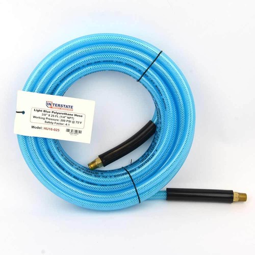 25' ft Air Hose 1/4" NPT For Staple Guns, Brad Nailers, Spray Guns HU16025 eBay