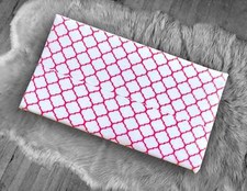 IKEA Bankkamrat, Hemmahos, Stuva Bench Pad Cover Flannel Red and White Trellis P