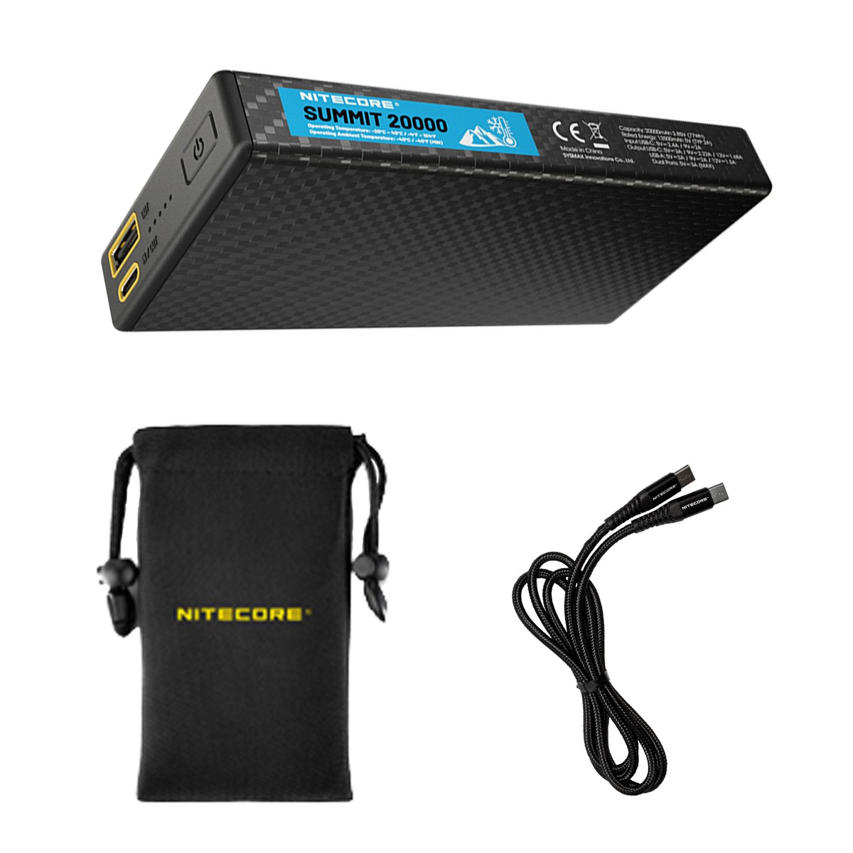 Nitecore Summit 20000 モバイルバッテリー　箱とケース有り NITECORE Summit 20000 20,000mAh Power Bank for Low Temperature | eBay