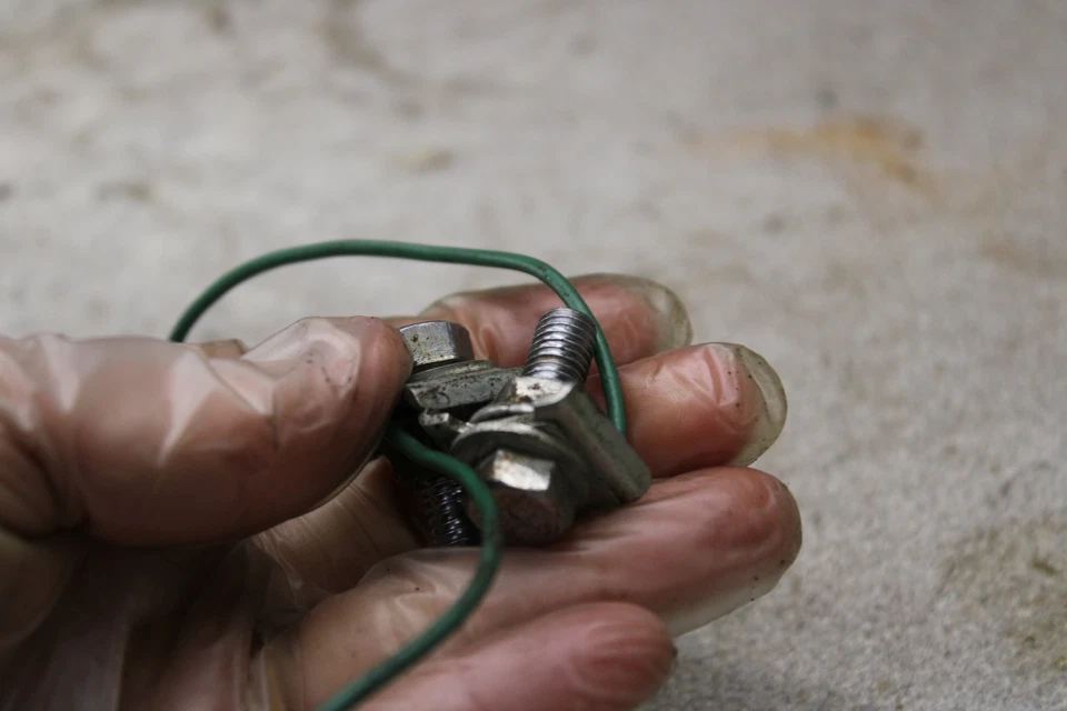 Honda CL125S 1973 Scrambler soportes de faros tierra D13-4073.PT Foto 4 de 4