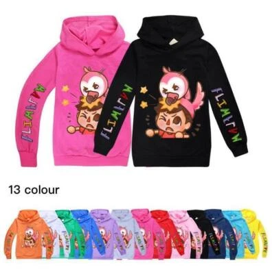 Flamingo Flim Flam Youtuber Hoodies Kid Children Boys Hoodie Sweatshirt Jumper