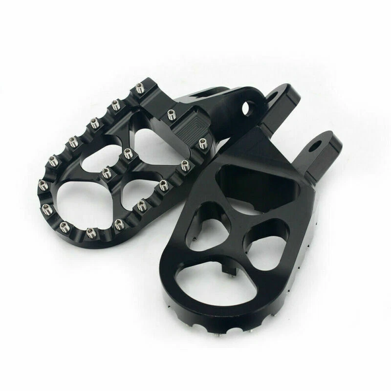 Black CNC Footpegs Foot Pegs for HONDA CRF1000L CR80R CR85R XR250R XR400R XR650R - Изображение 4 из 4