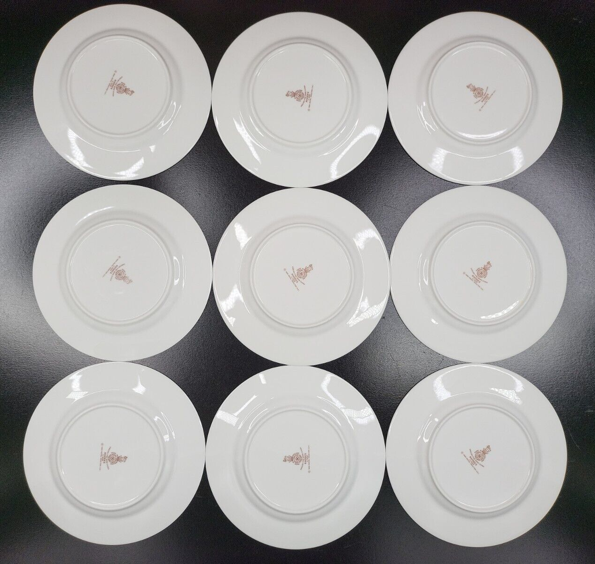 9 Royal Doulton Rhodes Bread Plates H5099 Set Vintage Shells