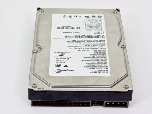 Dell P5331 40GB 3.5" IDE Hard Drive by Seagate ST340014A Barracuda 9W2005-033 - Picture 2 of 5