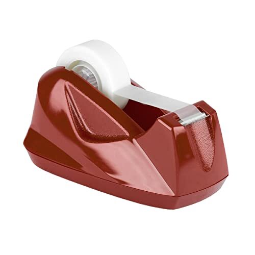 Acrimet Premium Desktop Tape Dispenser, Plastic, Non-Skid Base (Heavy Duty)