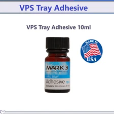 Dental VPS Vinyl Tray Adhesive 10 ml with Applicator Mark3, Exp: 11/2028, USA