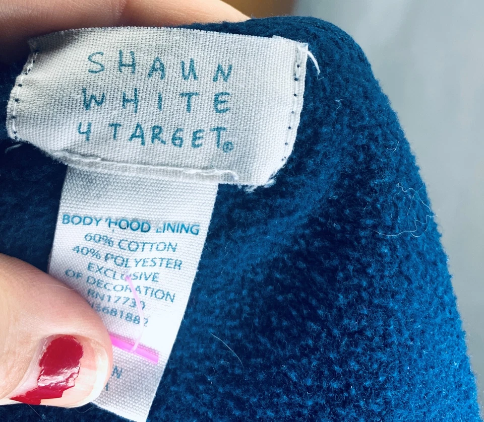 Shaun White 4 Target Youth Jacket Blue Striped, Boys, YL Youth Large, Sweatshirt - Image 2 of 3