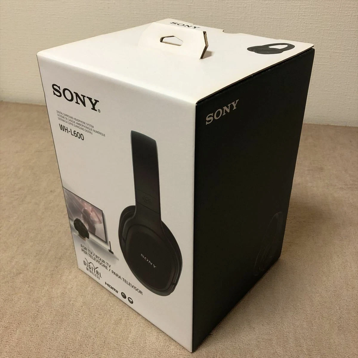 Sony SONY 7.1ch digital surround headphone system sealed type 2018 model WH-L600