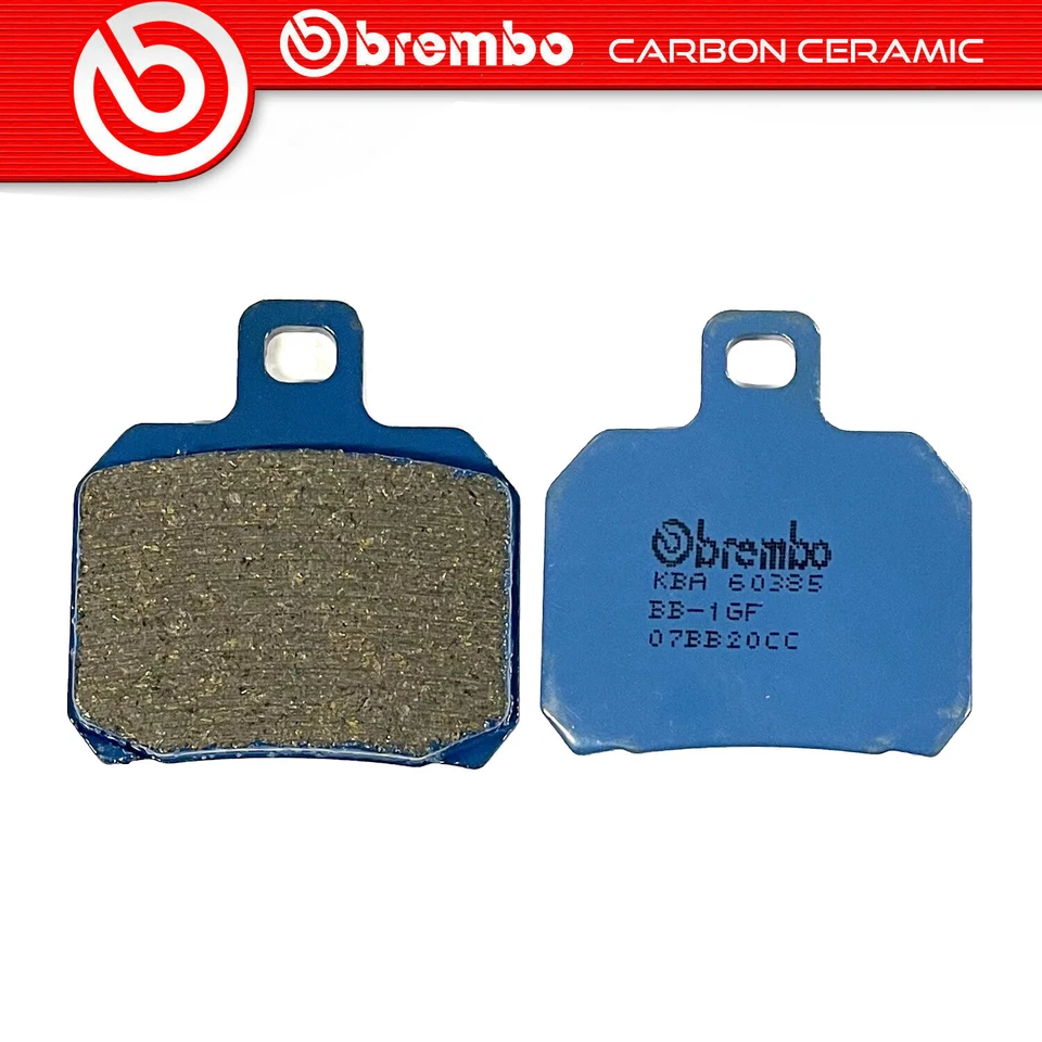Plaquettes frein Brembo 07BB20CC carbone céramique avant & arrière avec homol