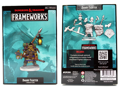 WZK75036 D&D Frameworks: Dwarf Fighter Male