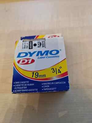 Dymo D1 Schriftband 19mm x 7m schwarz auf weiß Beschriftungsband S0720830
