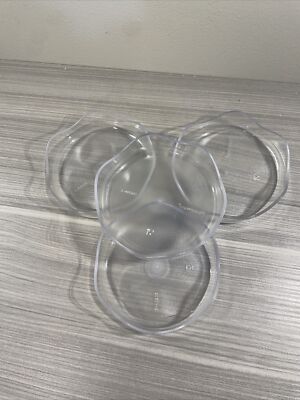 Tupperware Sheerly Elegant Coasters Clear Ice Sheer Set Of 4 New!