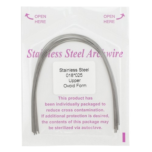 100PC Dental Orthodontic Arch Wire Stainless Steel Ovoid Form Round Rectangular - Picture 48 of 51