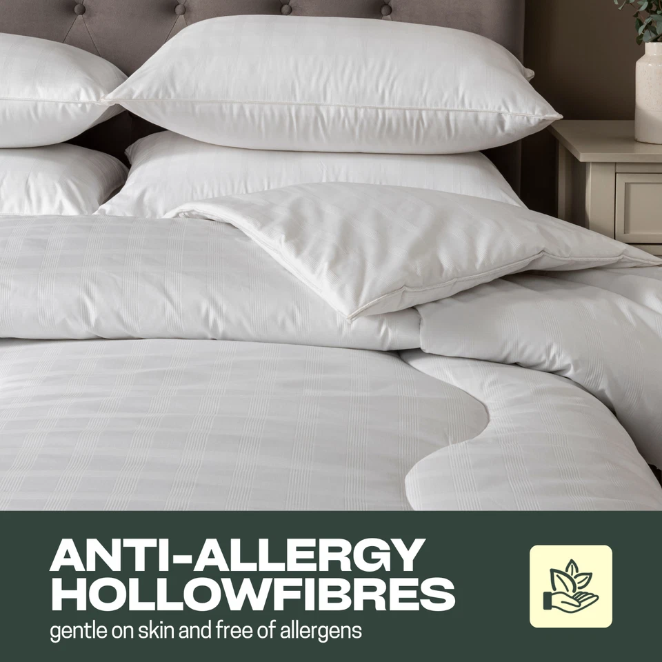 NightComfort 100% Cotton Feels Like Down 300 Thread Count Dobby Duvet - Image 4 of 4