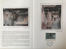 France Encart FDC Yvert 2781 - Paul Delvaux Art Contemporain - 5F Tirage Limite