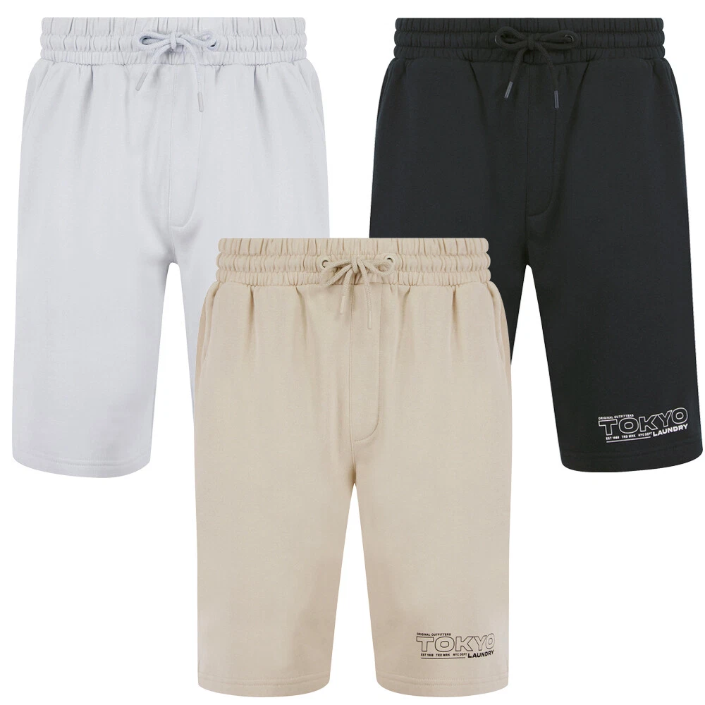Tokyo Laundry Jogger Shorts Men's Sweat Gym Sport Lounge Elastic Waist Cotton
Opens in a new window
